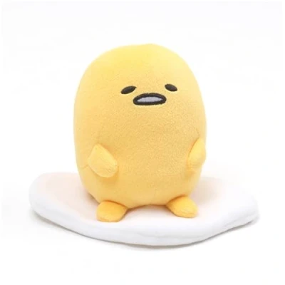 Image of Gund Gudetama “Lazy Sitting Pose Plush, 6 Inches Toy, Yellow
