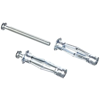 Image of Molly M16150PB XJ Metal Dowels 50 Pieces 5 x mm + Screws Hollow Materials Pro Packaging, Grey, Set of 100