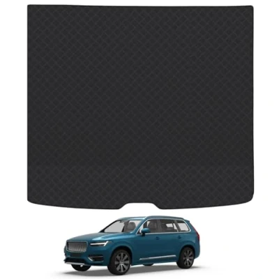 Image of Car Mat CO Boot Liner for Volvo XC40 (2017 Onwards) Heavy Duty Rubber Tailored Fit Protector Dog Friendly Black Custom Fitted Premium Dirt, Mud, Anti Slip Backing Waterproof