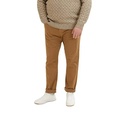 Image of TOM TAILOR Men&#039;s Plus Size thermal Pants 1035785, 15078 Otter Brown, 40W / 32L