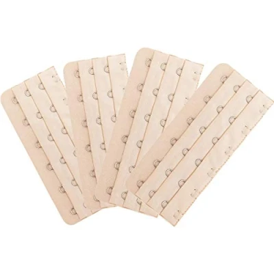 Image of Anjing 4 PCS Bra Extenders 6 Hooks 3 Rows 18 Lengthen Spacing Women Extender Strap Accessories