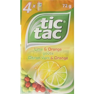 Image of Tic Tac Lime and Orange, 4*72g