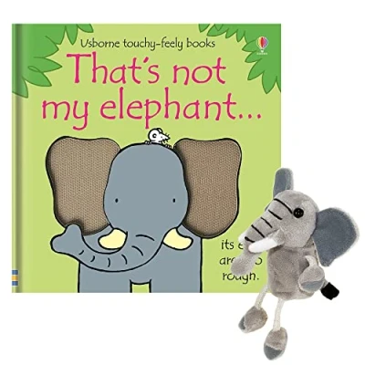 Image of That&#039;s Not My Elephant Book and Finger Puppet