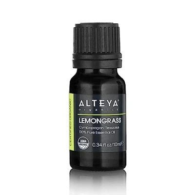 Image of Alteya Organic Lemongrass Oil (Cymbopogon Flexuosus) 10 ml 100% USDA Certified Pure Natural Essential