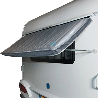 Image of Bo Camp Caravan window awning 180x75cm Grey