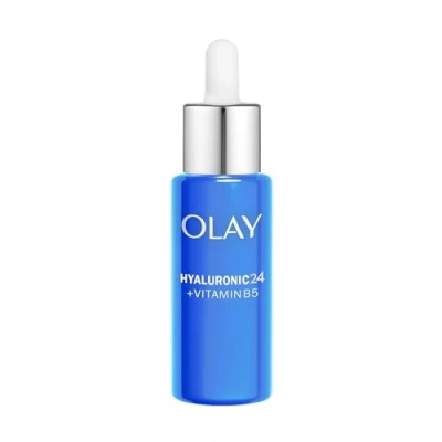 Image of Olay Hyaluronic Acid Serum for Face, Skincare with Niacinamide 99% Purity and Vitamin B5 (Panthenol). Hydrating Skin Care 3 Actions: Plumps, Smooths, Hydrates. Non Greasy, Sticky, 40ml