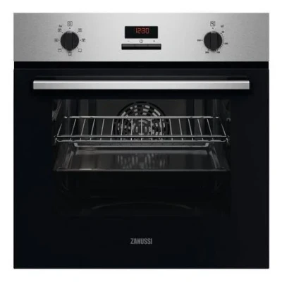 Image of Zanussi ZOHXC2X2 59.4cm Built In Electric Single Oven Anti Fingerprint stainless steel, (Pack Of 1)