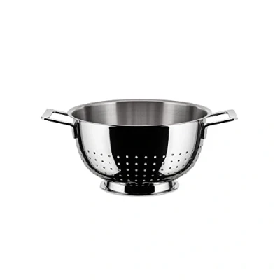 Image of Alessi A di Pots&amp;Pans Colander, (AJM300), Silver, Medium