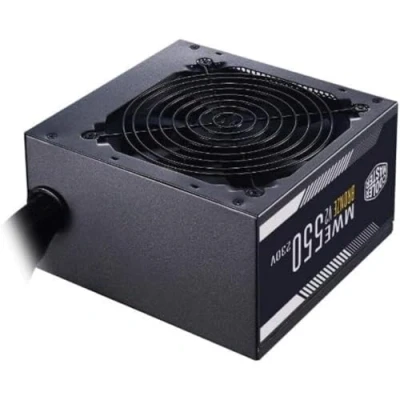 Image of Cooler Master MWE 550 Bronze 230V V2 UK Power Supply Unit, 80 PLUS Bronze, Temperature Responsive HDB Fan, DC to + LLC Circuit with Single +12V Rail 5 Year Warranty