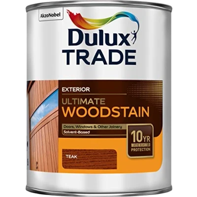 Image of Dulux Trade Ultimate Weathershield Wood Teak 1L