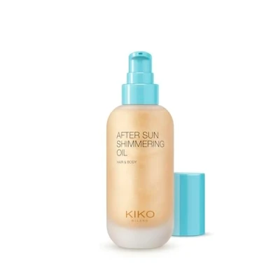 Image of KIKO Milano After Sun Shimmering Oil, Moisturising And Illuminating Body Hair Oil