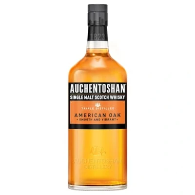 Image of Auchentoshan American Oak Scotch Lowland Single Malt Whisky Smooth and Vanilla Cask Matured 40 Percent ABV 70 cl
