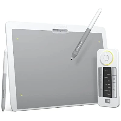 Image of Xencelabs Pen Tablet Medium Bundle SE Professional 12&quot; Wireless Graphic with Quick Keys Ultrathin Drawing 2 Battery Free Pens 8192 Pressure for Windows ARM/Windows/Mac/Linux