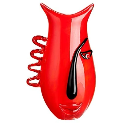 Image of GILDE GLAS art Vase Wedding Gifts Women Decorative Modern Height 31 cm