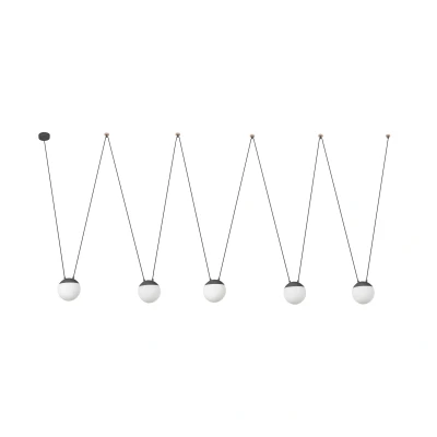 Image of Mine 5 Light Grey Suspension Pendant, E27