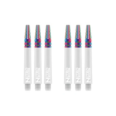 Image of RED DRAGON Nitrotech Ionic Intermediate White Dart stems 2 sets per pack (6 in total)
