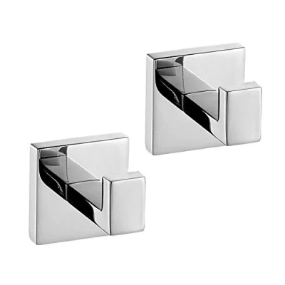 Image of Kelelife Wall Mounted Chrome Towel Hook, 2 Pack