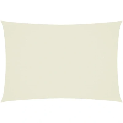 Image of vidaXL Sunshade Sail Oxford Fabric Rectangular 3x5 m Cream