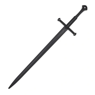 Image of Martial Arts Black Polypropylene Full Contact Anduril Narsil Sword 45.7&quot;