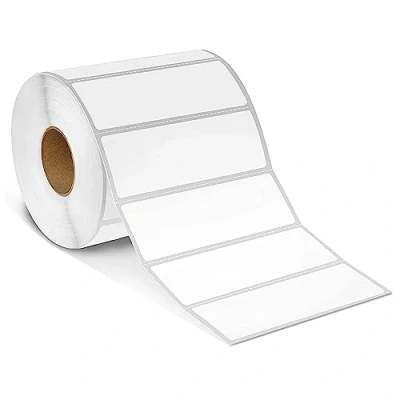 Image of 3&quot; X 1 Direct Thermal Labels, Perforated FBA Barcode Address Compatible with Rollo &amp; Zebra Desktop Printers 10 Rolls, 1300/Roll