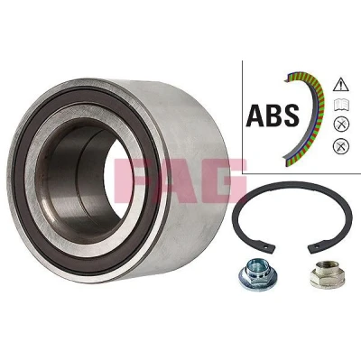 Image of BBM233047, BBM233047WB, BP4L33047A, BP4L33047AWB, BP4L33047B Wheel bearing kit FAG 713 6158 00 Photo corresponds to scope of supply 80mm