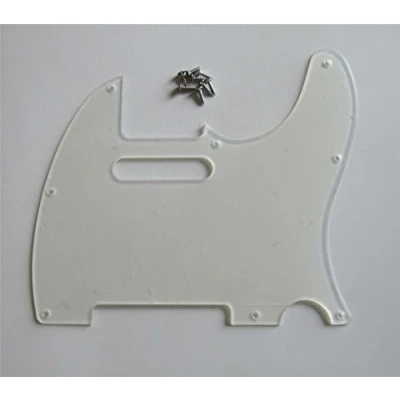 Image of KAISH Clear 8 Hole Tele Style Pickguard TL Guitar Pick Guard Scratch Plate for Tele/Telecaster Transparent
