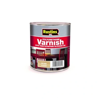 Image of Rustins Polyurethane Varnish Clear Gloss 1l