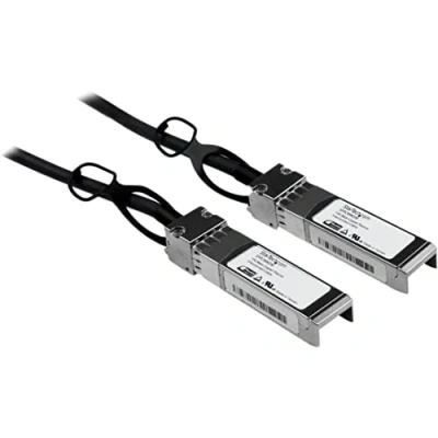 Image of StarTech.com Cisco SFP H10GB CU2M Compatible 2m 10G SFP+ to Direct Attach Cable Twinax 10GbE Copper DAC 10 Gbps Low Power Passive Transceiver Module Firepower ASR920 (SFPCMM2M)