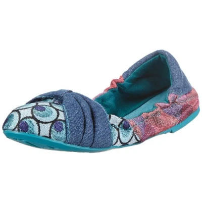 Image of Desigual Women&#039;s Florencia Denim Ballet 30Bs018500637 4 UK, 37 EU