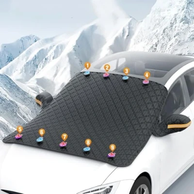 Image of TgGreat Car Windscreen Cover For KIA Sportage 2023 2024 2025, Windshield Snow Cover, Covers Frost, Screen Winter Sun Uv Ice Frost Protection