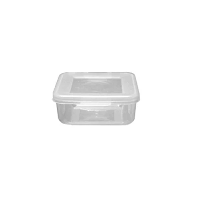 Image of Beaufort Food Container Square Hinged Lid 165ml Clear