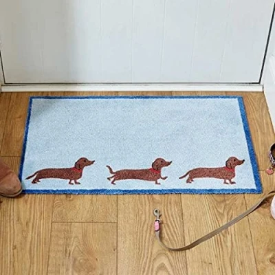 Image of Smart Garden Products Sausage Stroll Dog Ritzy Rug Doormat, 5050642038751
