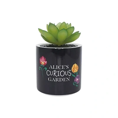 Image of Disney Plant Pot, Stoneware, Black, 150ml