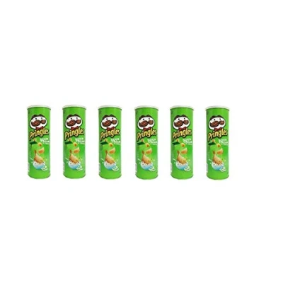 Image of 6X Pringles Sour Cream &amp; Onion Patatine 160g Potato Chips