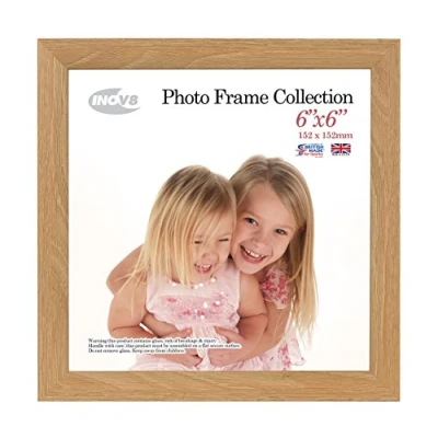 Image of Inov8 Framing Photo Frame, Brown, 6&quot;x6&quot; (15.24cm x 15.24cm)