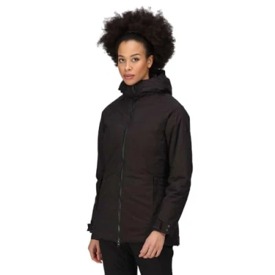 Image of Regatta Women&#039;s Sanda Ii Jackets Waterproof Insulated, Black, 14 UK