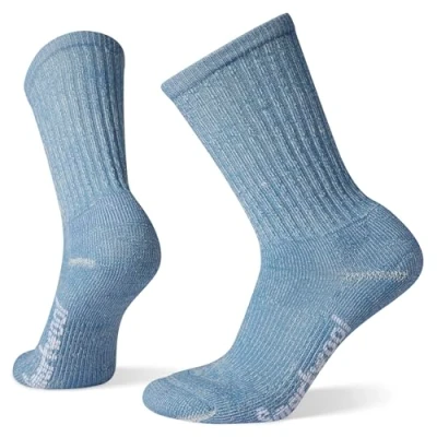 Image of Smartwool HIKE Classic Edition Light Cushion CREW Sports socks, Size: 2 4.5, Mist blue