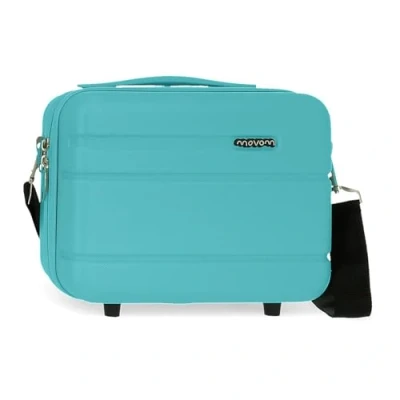Image of Movom Galaxy Adaptable Toiletry Bag with Shoulder Red 29 x 21 15 cm Rigid ABS 9.14L
