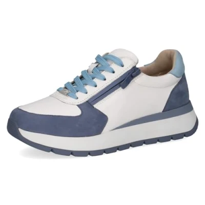Image of CAPRICE Women&#039; 9 23705 42 Sneaker, Blue Stripes, 5 UK