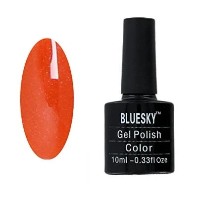Image of Bluesky Gel Nail Polish, Orange Delight A037, Long Lasting, Chip Resistant, 10 ml (Requires Curing Under UV LED Lamp)