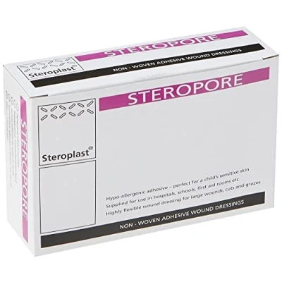 Image of Steropore Adhesive Wound Dressings (8.6cm x 6cm)