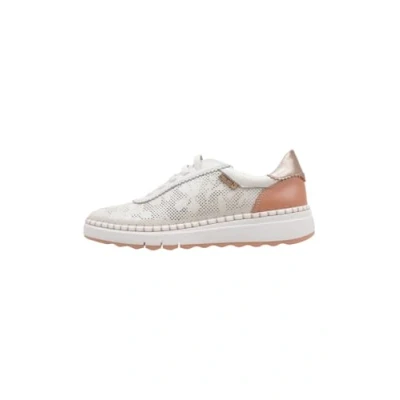 Image of Pikolinos Arenas Leather Sneakers for Women, Nata, 5 UK