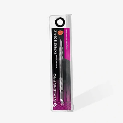 Image of pusher Cuticle Manicure Pedicure Staleks Pro Expert Pe 90/4.2 slant and bent blade