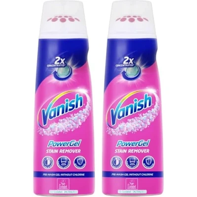 Image of VANISH Fabric Stain Remover Prewash Power Gel 200 ml, Pack of 2