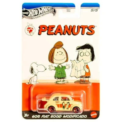Image of Hot Wheels Entertainment Peanuts 60&#039;s Fiat 500D Modificadon