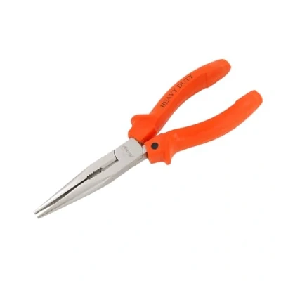Image of Neilsen CT0356 8in Long Nose Pliers 200mm Heavy Duty with Ni Fe Finish