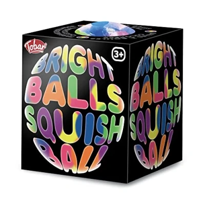 Image of Tobar 38449 B09FK6CQDZ Stress Ball, Assorted Designs and Colours, Small
