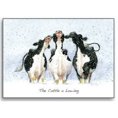 Image of Charity Christmas Cards &#039;The Cattle A Lowing (PHB6734) Sold in Aid of Combined Charities Association Pack 5 (1 Design)