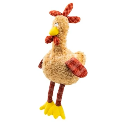Image of WUNDAPETS DOG LIFE FESTIVE RICH THE ROOSTER 60CM LARGE PUPPY SOFT PLAY TOY HONKING