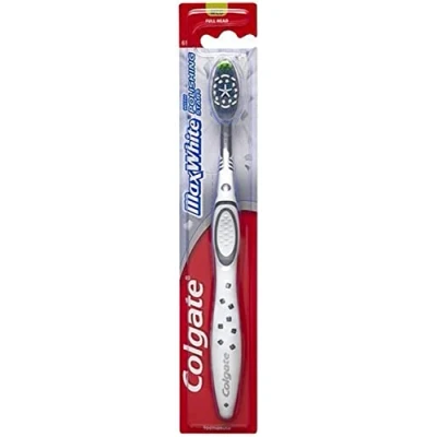 Image of Colgate Max White Full Head Toothbrush, Medium
